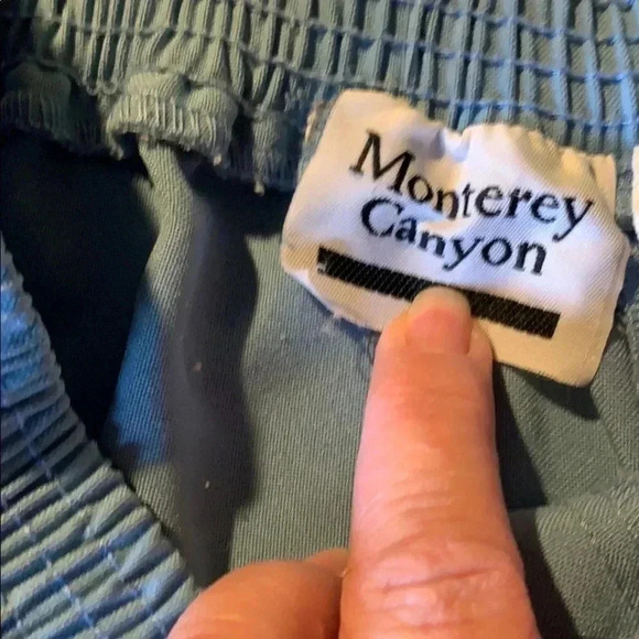 Monterey Canyon Women’s light blue Ladies Pants size 12 With Elastic Waist - Picture 8 of 8